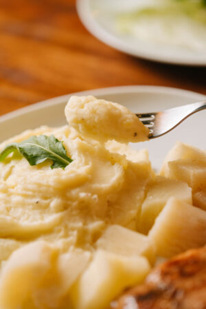 Pollo con puré