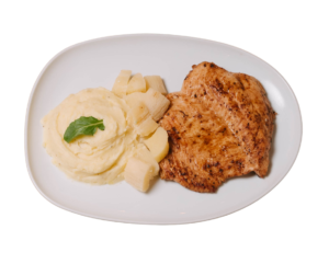 Pollo con puré